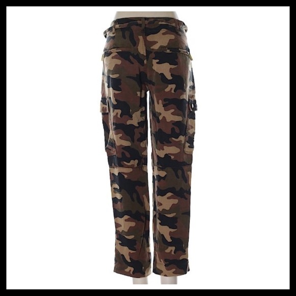 Michael Kors Camouflage Tencel (eucalyptus) Pants - Picture 2 of 7